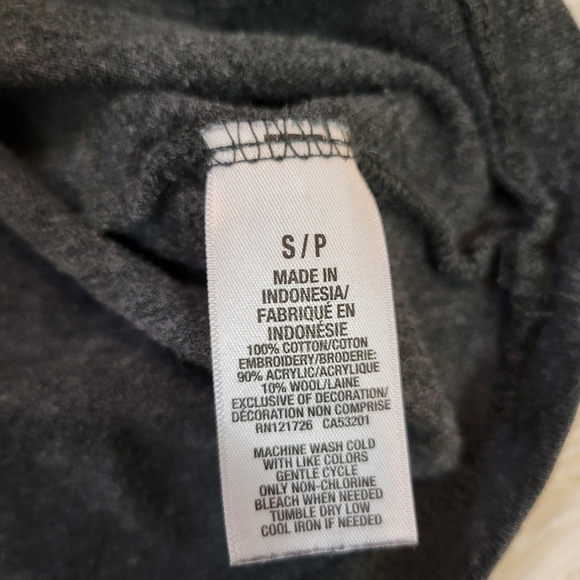 Aeropostale Men Aero NYC 87 Dark Gray/ Charcoal Short Sleeve T-Shirt Size Small - Picture 4 of 6